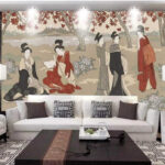 Wall murals Cartoon of a man in a robe