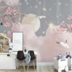 Wall murals Bird flying in the sky