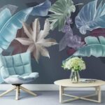 Wall murals Nature's elegance in soft hues.
