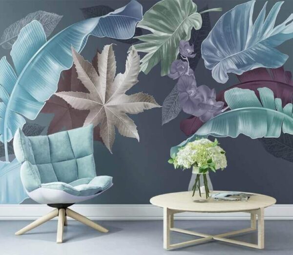 Wall murals Nature's elegance in soft hues Wall murals Nature's elegance in soft hues