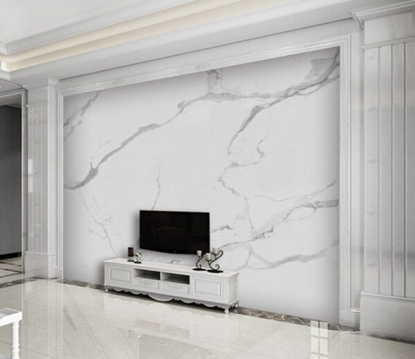 Wall murals White marble with black veins Wall murals White marble with black veins