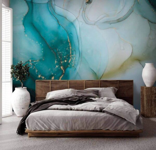 Wall murals Flowing colors in serene harmony Wall murals Flowing colors in serene harmony