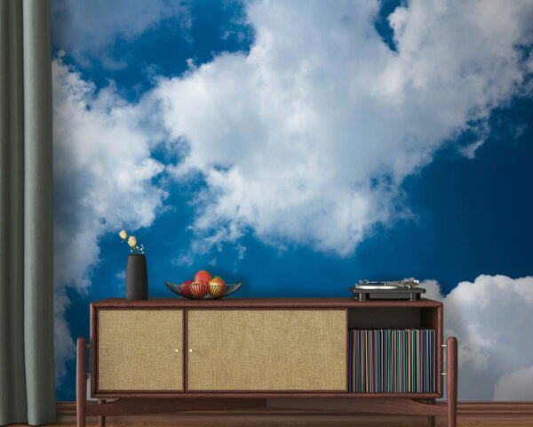 Wall murals Blue sky with clouds Wall murals Blue sky with clouds