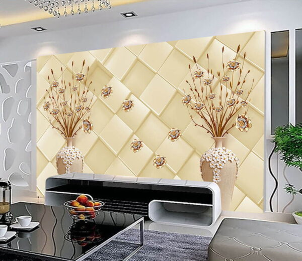 Wall murals Vases with flowers in it Wall murals Vases with flowers in it