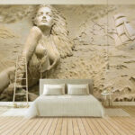 Wall murals Statue of a woman