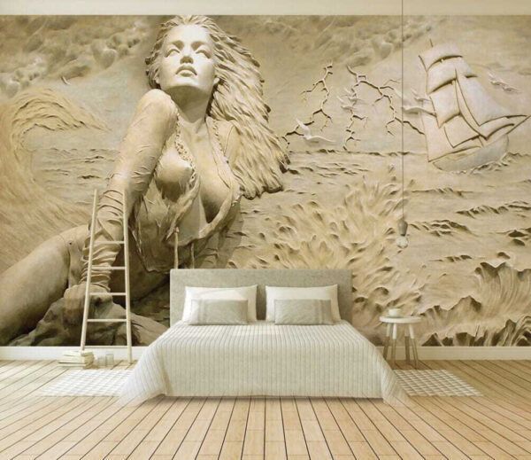Statue of a woman Wall murals Statue of a woman