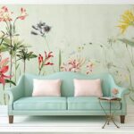 Wall murals Elegant Floral Symphony in Bloom