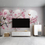 Wall murals Bird sitting on a branch
