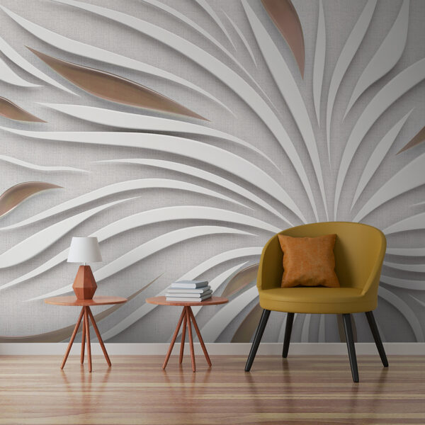 Wall murals Wall murals Abstract floral pattern with elegance (SKU: u06452v1)