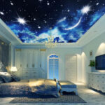 Wall murals Bright light in the sky
