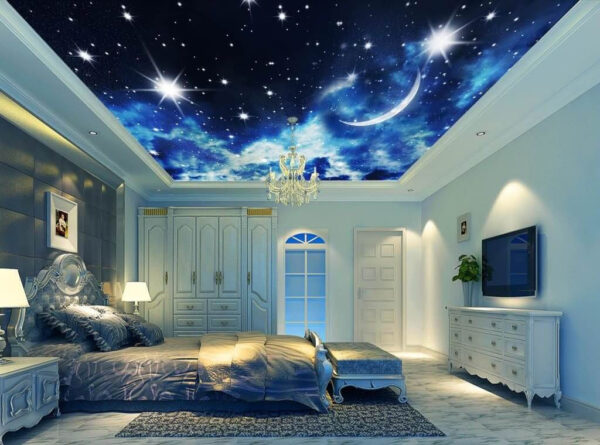 Bright light in the sky Wall murals Bright light in the sky