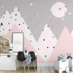 Wall murals Group of butterflies flying in a circle