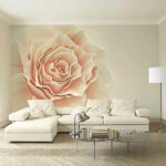 Wall murals Delicate petals form a stunning rose.