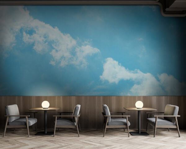 Wall murals Blue sky with clouds Wall murals Blue sky with clouds