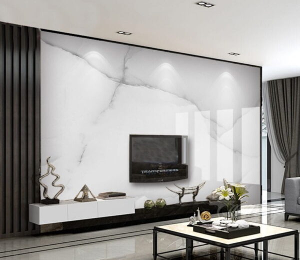 Wall murals Textured white marble surface design Wall murals Textured white marble surface design