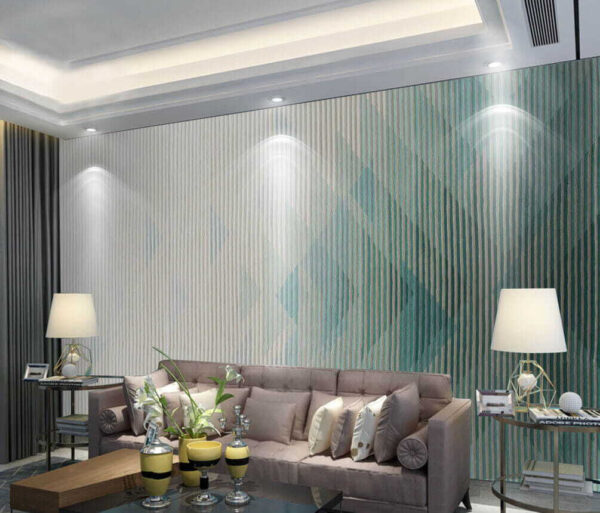 Geometric patterns with soft hues Wall murals Geometric patterns with soft hues