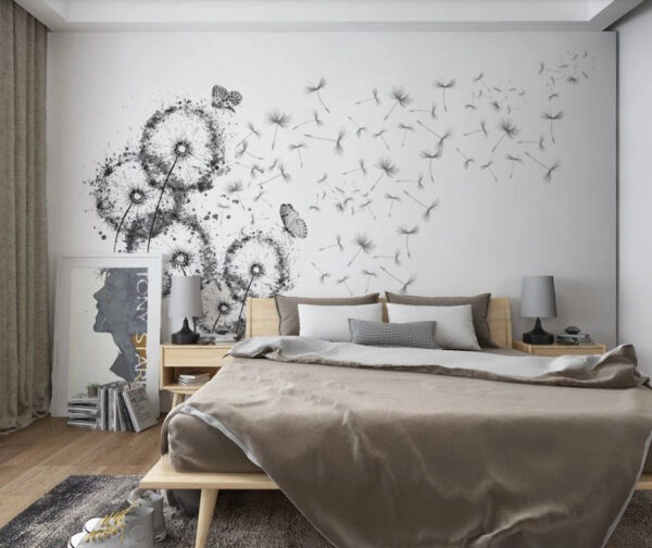 Wall murals Group of butterflies flying in the air Wall murals Group of butterflies flying in the air