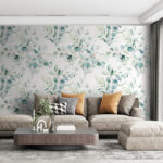 Wall murals Pattern of leaves and branches