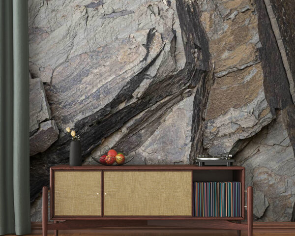 Wall murals Rustic texture of layered stones Wall murals Rustic texture of layered stones