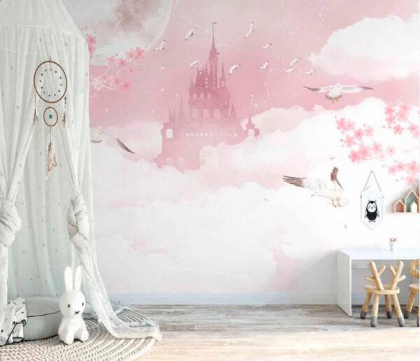 White bird flying in the sky Wall murals White bird flying in the sky
