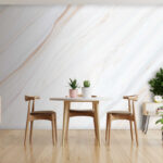 Wall murals White surface with a bird's foot