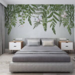 Wall murals Butterfly on a branch
