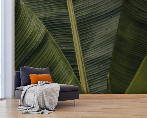 Wall murals Lush green leaves in natural harmony Wall murals Lush green leaves in natural harmony