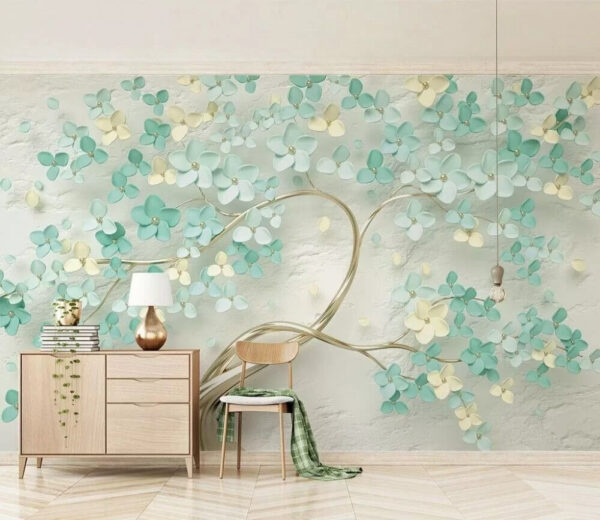 White object on a white surface Wall murals White object on a white surface