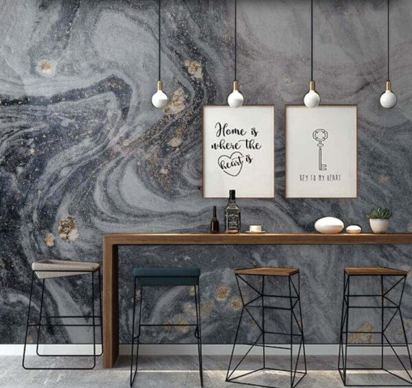 Wall murals Artistic patterns in marble textures Wall murals Artistic patterns in marble textures