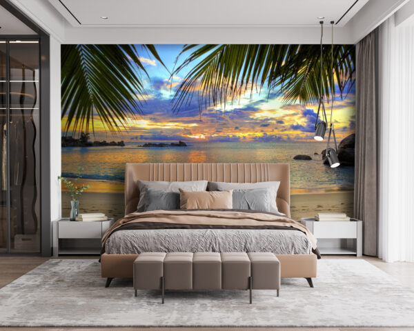 Large rocks in the water Wall murals Large rocks in the water