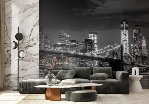 Body of water with lights on it Wall murals Body of water with lights on it