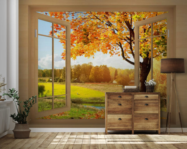 Tree with green leaves Wall murals Tree with green leaves