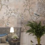 Wall murals Tree with birds on it