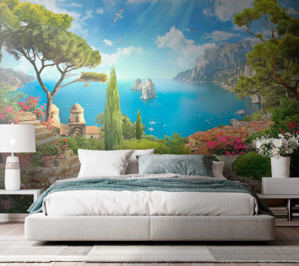 Bird flying in the sky Wall murals Bird flying in the sky