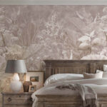 Wall murals Nature's delicate foliage design
