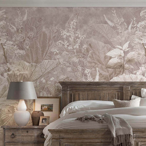 Wall murals Nature's delicate foliage design Wall murals Nature's delicate foliage design