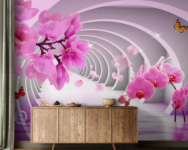 Butterfly with black and red wings Wall murals Butterfly with black and red wings