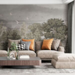 Wall murals Bird flying in the sky
