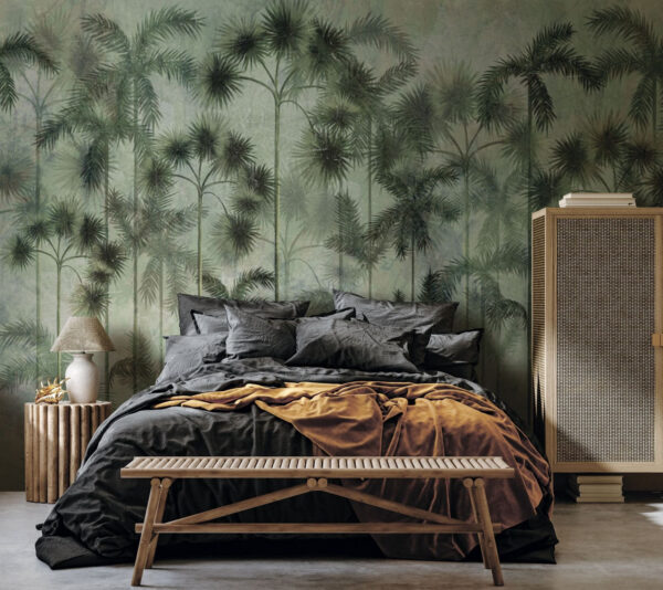 Wall murals Group of palm trees Wall murals Group of palm trees