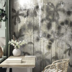 Wall murals Group of trees on a wall