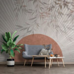 Wall murals Shadow of leaves on a wall