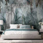 Wall murals Ancient archway in lush garden.