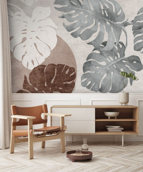 Wall murals Natural patterns in muted tones Wall murals Natural patterns in muted tones