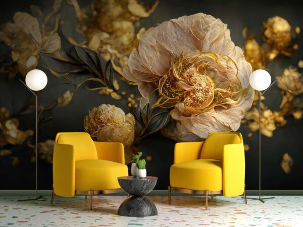 Wall murals Delicate roses in rich hues Wall murals Delicate roses in rich hues