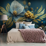 Wall murals Blurry image of a moon