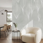 Wall murals Elegant geometric design on soft background.