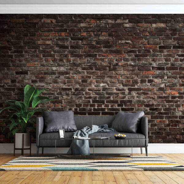 Wall murals Wall murals Rustic brick wall pattern detail. (SKU: u74267)