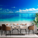 Wall murals Blue sky with clouds