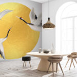Wall murals Bird flying in the air