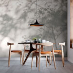 Wall murals Shadow of a tree on a white surface